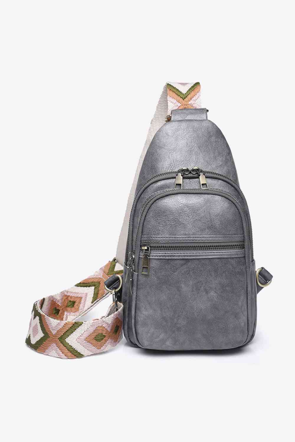 Adored It's Your Time PU Leather Sling Bag