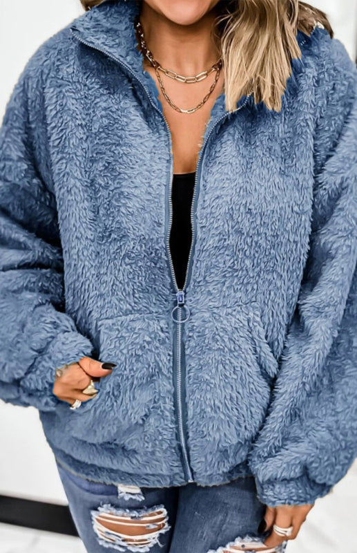 Women's Woolen Woolen Cardigan Coat