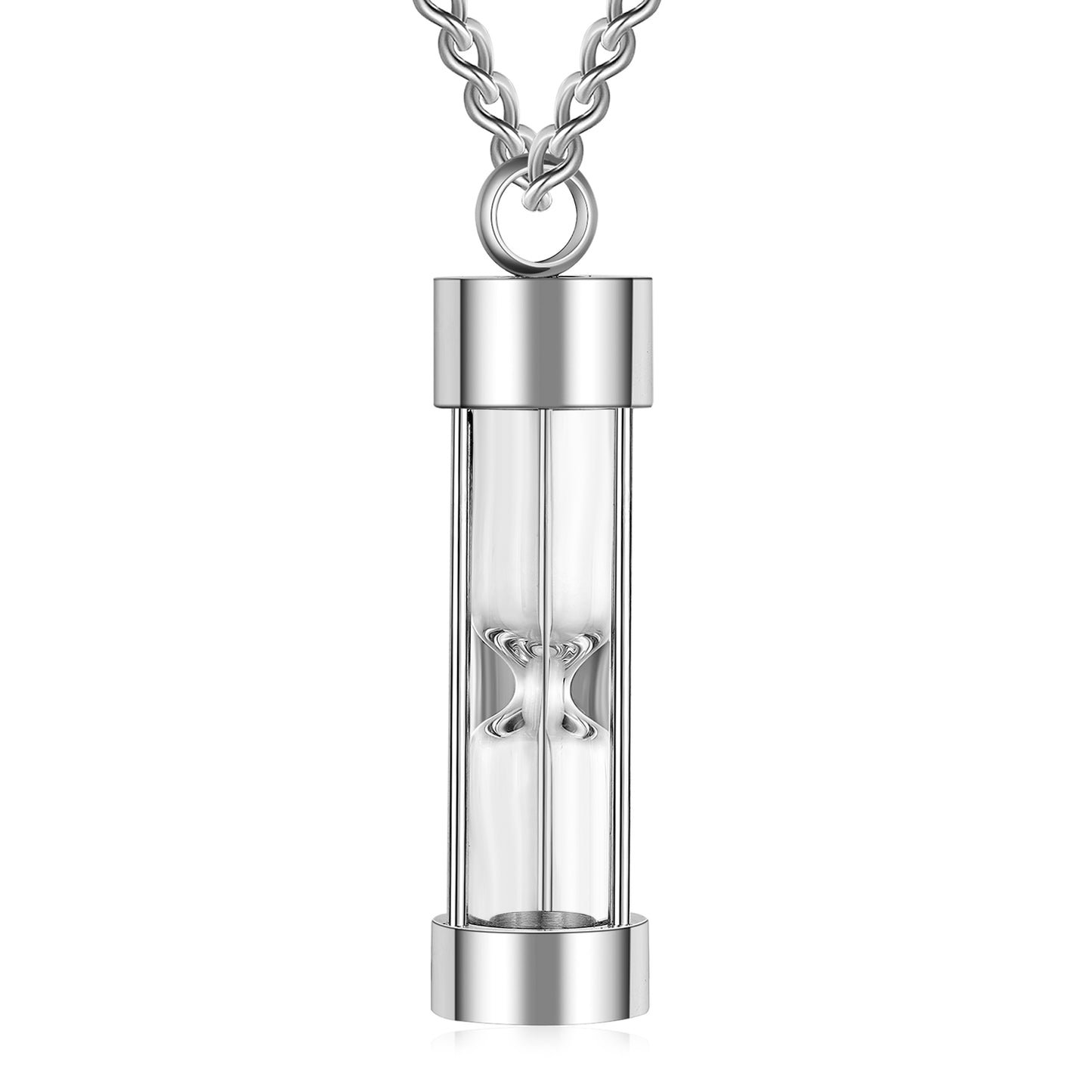 Hourglass Ashes Pendant Necklace