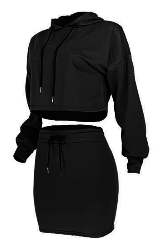 Women'S Casual Sports Sweater Suit Skirt
