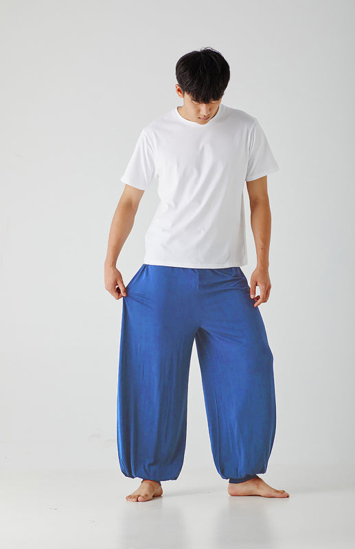 Men's home pants modal thin style loose and comfortable wide leg pants home clothes