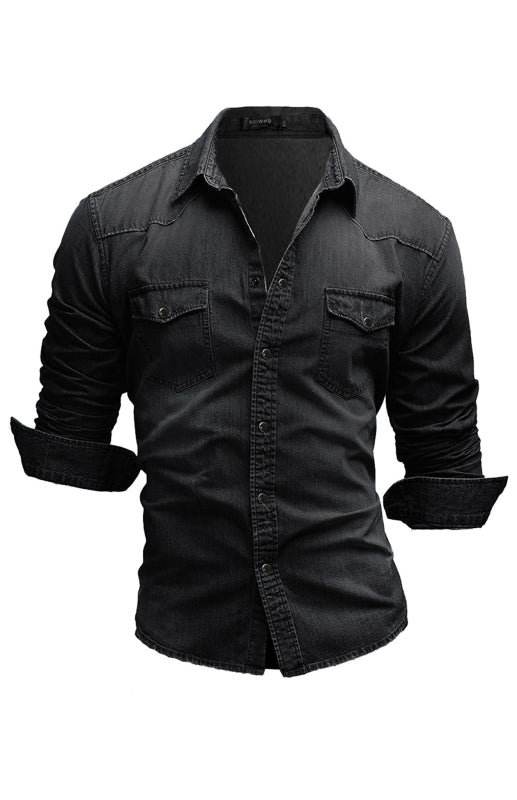 Men's Fashion Versatile Denim Shirt