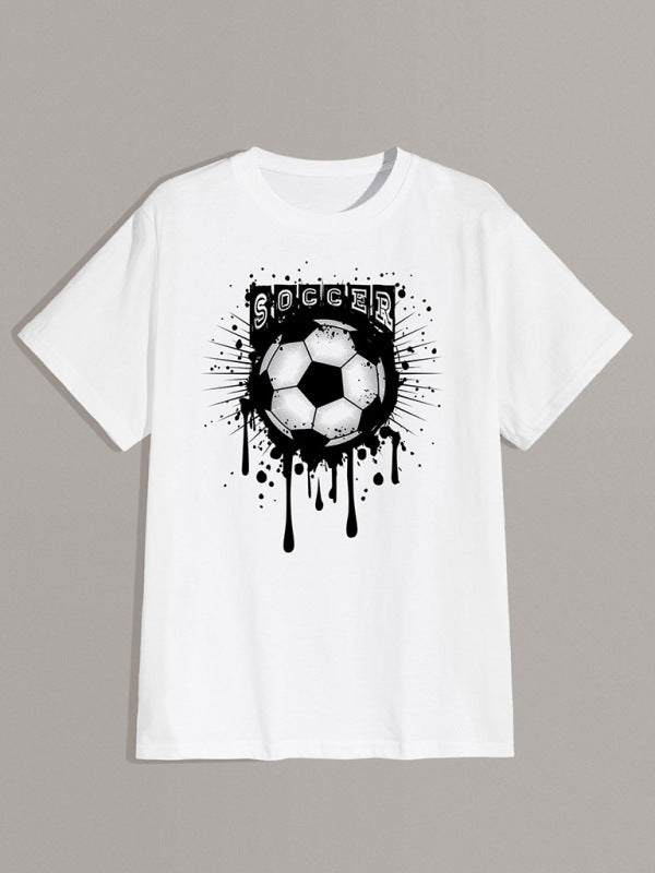 Men's Soccer Graphic Print T-shirt