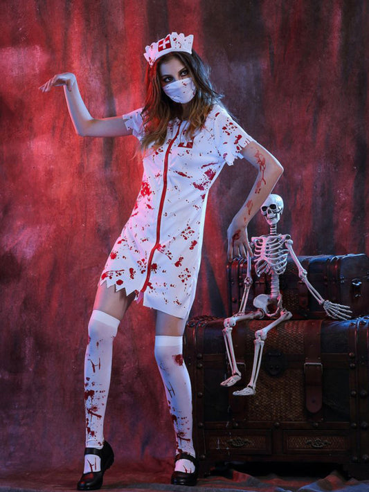 Halloween Costume Halloween Horror Bloody Nurse Costume